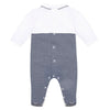 Navy Teddy Babygrow & Hat