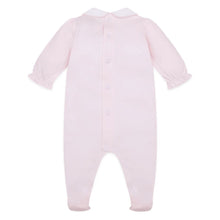 Load image into Gallery viewer, Pink Embroidered Hearts Babygrow