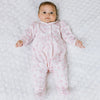 Pink Floral Babygrow & Headband