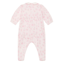 Load image into Gallery viewer, Pink Floral Babygrow &amp; Headband