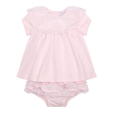 Load image into Gallery viewer, Pink Lace Frill Dress &amp; Bloomers