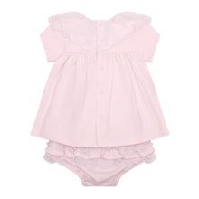 Load image into Gallery viewer, Pink Lace Frill Dress &amp; Bloomers