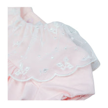 Load image into Gallery viewer, Pink Lace Frill Dress &amp; Bloomers