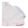 Pink Lace Frill Dress & Bloomers