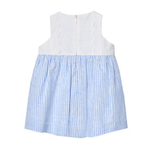 Load image into Gallery viewer, Blue &amp; White Striped Dress