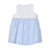Blue & White Striped Dress