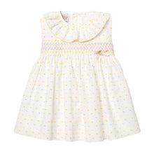 Load image into Gallery viewer, White &amp; Pastel Smocked Dress
