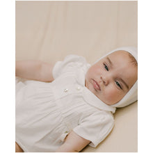 Load image into Gallery viewer, Cream Lace &amp; Embroidered Romper