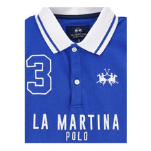 Load image into Gallery viewer, Blue &amp; White Polo Shirt