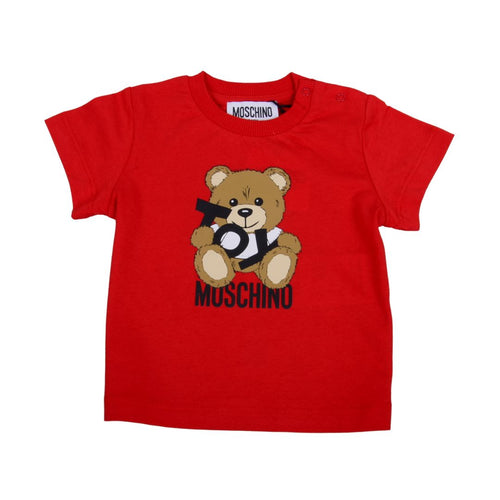 Babies Red Teddy T-Shirt