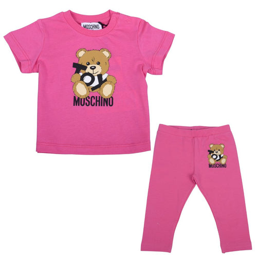 Baby Girls Pink Legging Set
