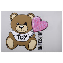 Load image into Gallery viewer, Ivory Sequin Heart Teddy T-Shirt