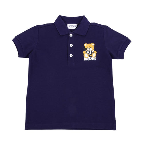 Navy Teddy Polo Shirt
