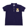 Navy Teddy Polo Shirt