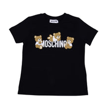 Load image into Gallery viewer, Black Teddy &amp; Logo T-Shirt