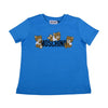 Blue Teddy & Logo T-Shirt