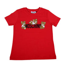 Load image into Gallery viewer, Red Teddy &amp; Logo T-Shirt