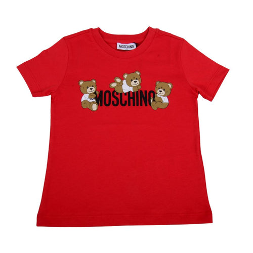 Red Teddy & Logo T-Shirt