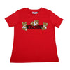 Red Teddy & Logo T-Shirt