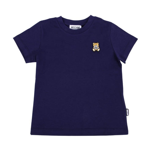 Navy Teddy Badge T-Shirt
