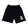 Black Teddy Sweat Shorts