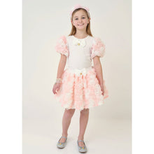 Load image into Gallery viewer, Pink &amp; Ivory &#39;Roses&#39; Skirt Set