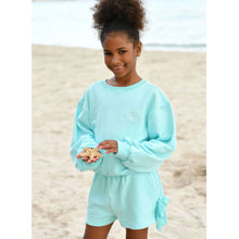 Load image into Gallery viewer, Aqua &#39;Paulette&#39; Sweat Shorts Set