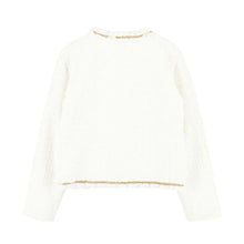 Load image into Gallery viewer, Ivory Tweed 3 Piece Shorts &amp; Jacket Set