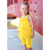 Yellow 'Hebe' Capri Legging Set