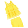 Yellow 'Hebe' Capri Legging Set