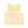 Yellow Sequin 'Sinead' Skirt Set