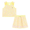 Yellow Sequin 'Sinead' Skirt Set