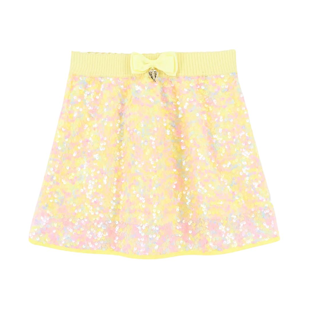 Yellow Sequin 'Sinead' Skirt