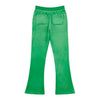Green Bootcut Diamante Logo Tracksuit