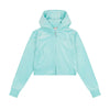 Pale Turquoise Fold Over Waist Tracksuit