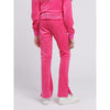 Fuchsia Pink Fold Over Waist Tracksuit