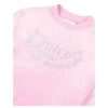Pink Velour Sweat Top & Shorts Set