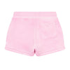 Pink Velour Sweat Top & Shorts Set