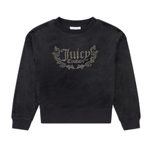 Load image into Gallery viewer, Black Velour Sweat Top &amp; Shorts Set