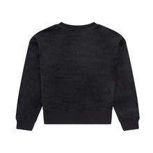 Load image into Gallery viewer, Black Velour Sweat Top &amp; Shorts Set