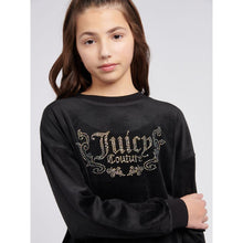 Load image into Gallery viewer, Black Velour Sweat Top &amp; Shorts Set