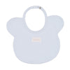 Pale Blue Teddy Print Bib