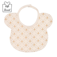 Load image into Gallery viewer, Beige Teddy Print Bib