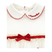 Load image into Gallery viewer, PRE ORDER - Babies White &amp; Red Rosebud Dress