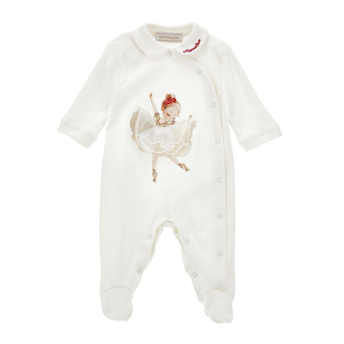 PRE ORDER - Ivory Ballerina Babygrow