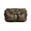 Olive Grey Hollywood Baguette Bag