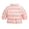 PRE ORDER - Baby Girls Metallic Pink Peplum Coat