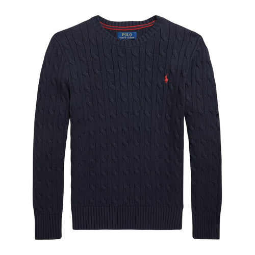 Navy Cable Knit Jumper