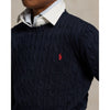 Navy Cable Knit Jumper