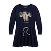 PRE ORDER - Navy Polo Bear Sweatshirt Dress